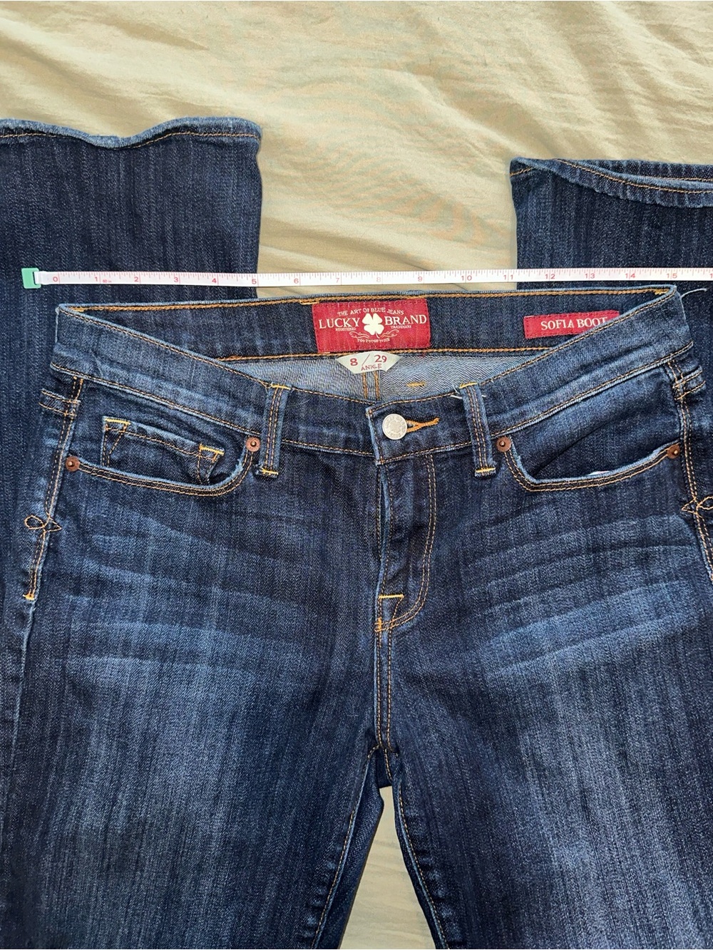 Lucky Brand Sofia Boot Jeans in Dark Blue